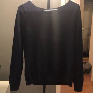 Everlane seed stitch box cut sweater